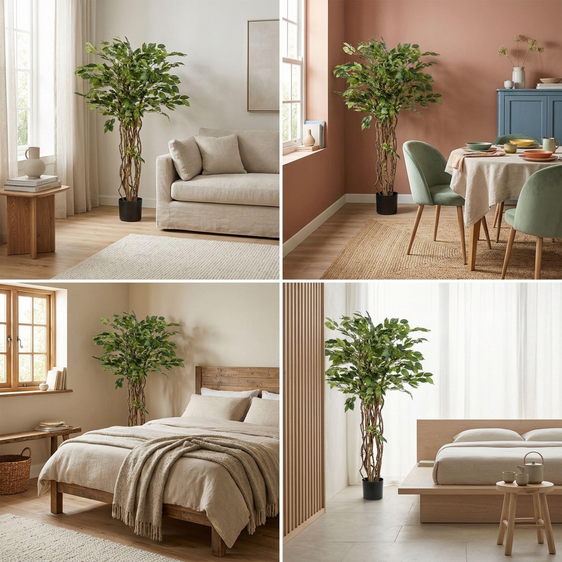 Künstlicher Ficus-Liane-Baum 140 cm - Künstliche Pflanze