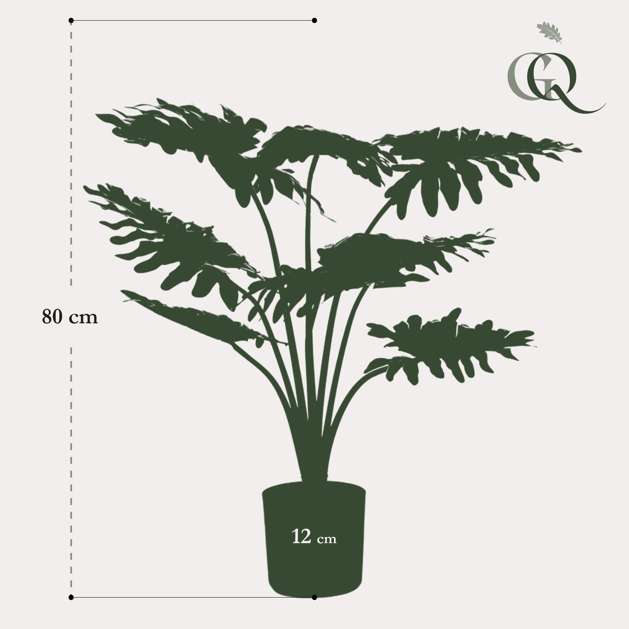 Pianta artificiale - Philodendron - 60 cm