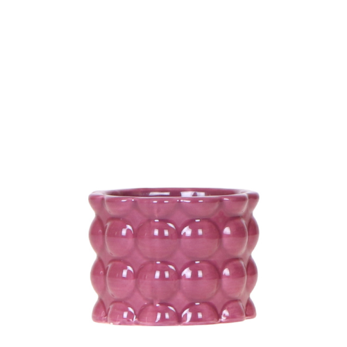 Kolibri Home | Cotton Shine sierpot - Purple - Ø6cm