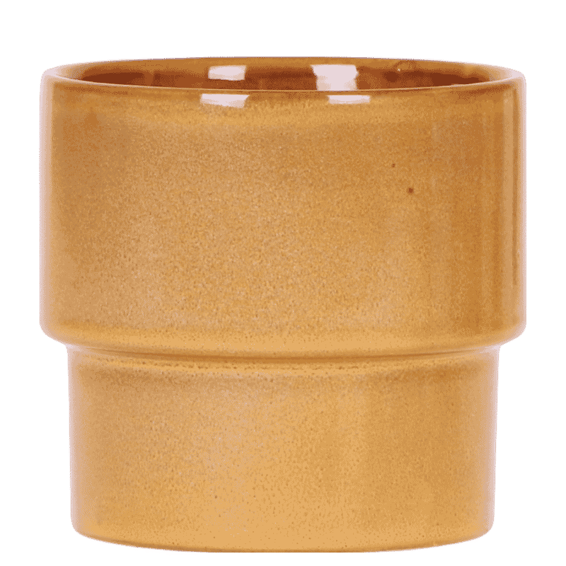 Kolibri Home | Timeless sierpot - Geel - Ø12 cm