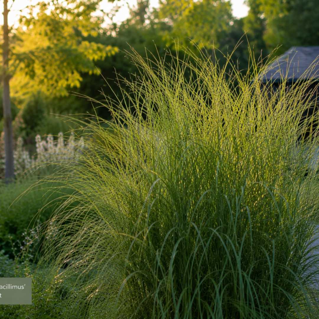 3x Miscanthus sinensis ‘Gracillimus’ – Elegant prachtriet met sierlijk overhangend blad | Potmaat 12 cm
