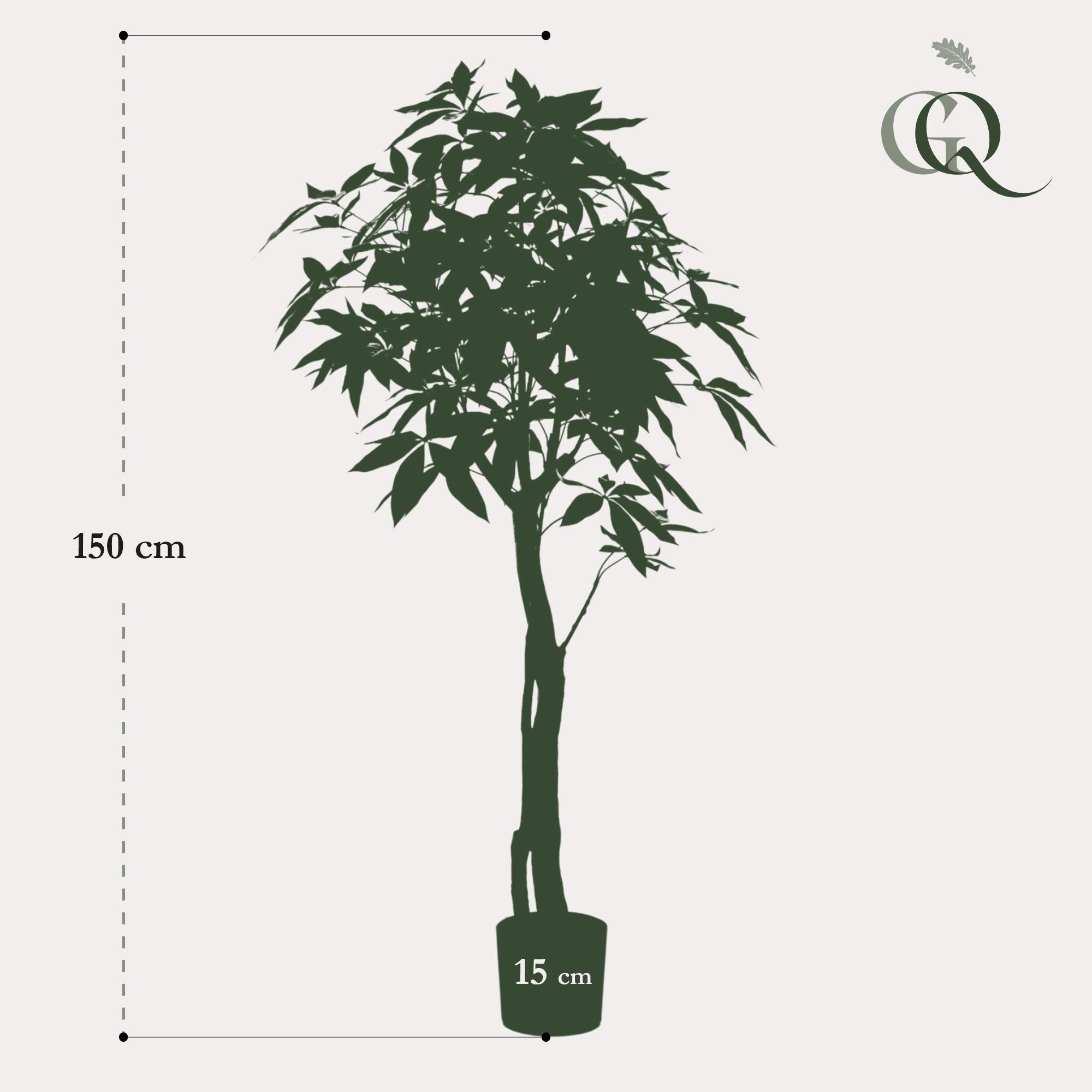 Artificial plant - Pachira Aquatica - Money tree - 150 cm