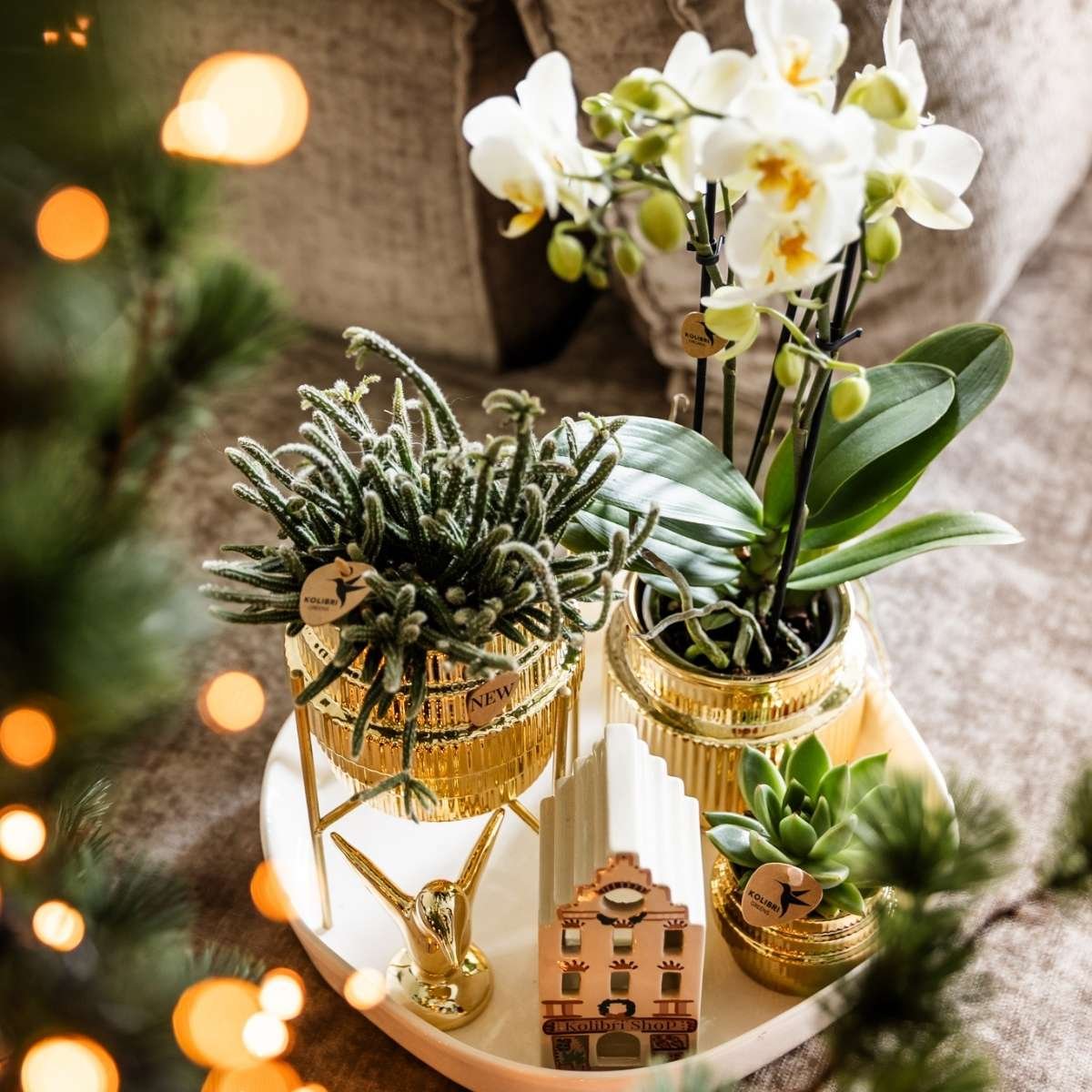 Kolibri Home | Organisch dienblad - Off-white