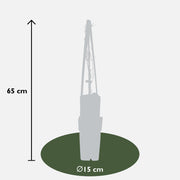 4x - Clematis Nelly Moser - ↨65cm - Ø15