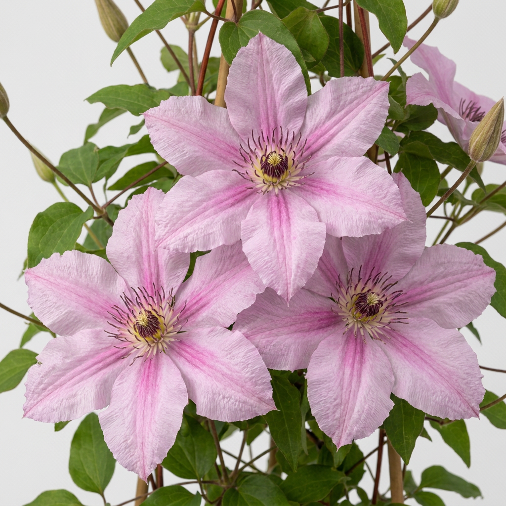 Clematis Hagley Hybrid - Bosrank 6x - Roze - Klimplant - Ø9cm - ↕35cm