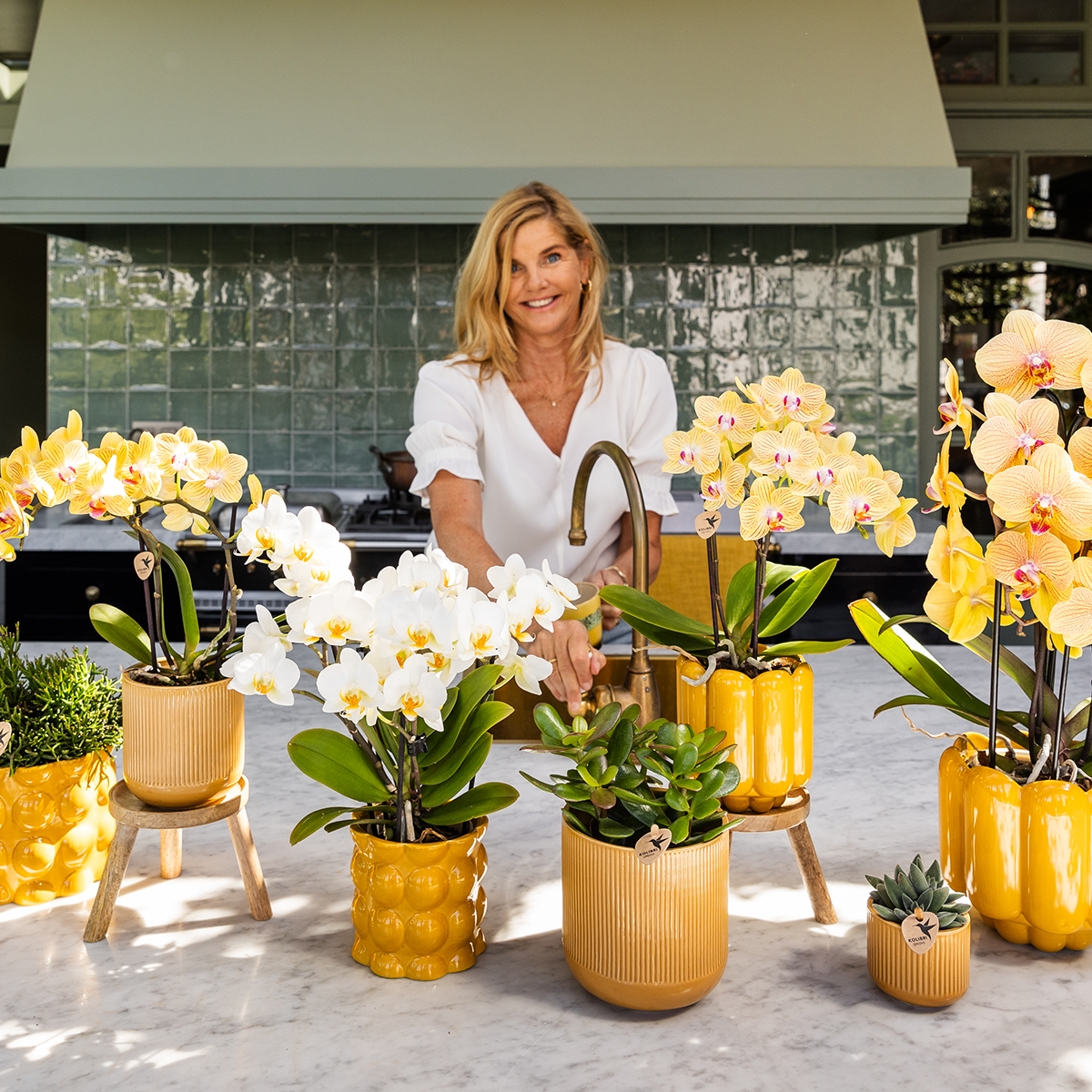 Kolibri Home | Flare sierpot - Ocher - Ø12cm