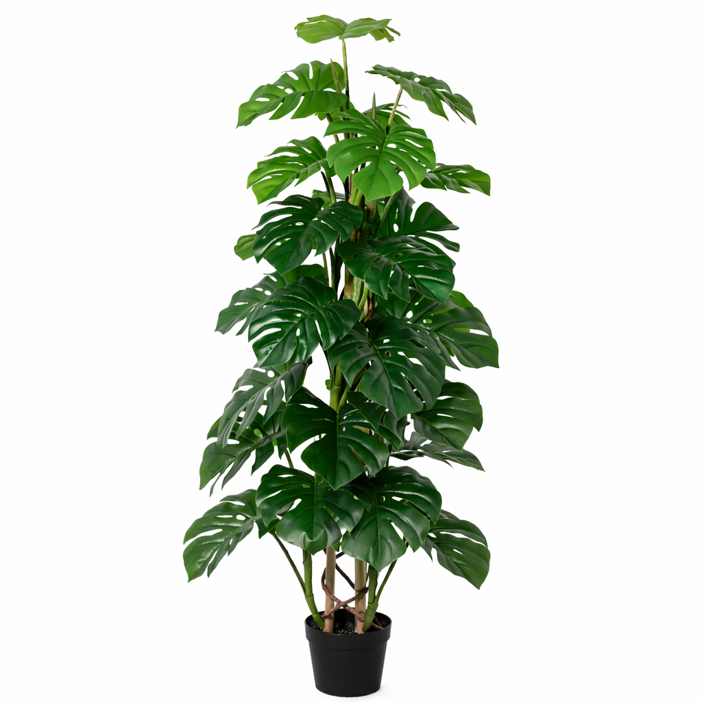 Kunstplant Monstera Monkey Leaf - 125cm