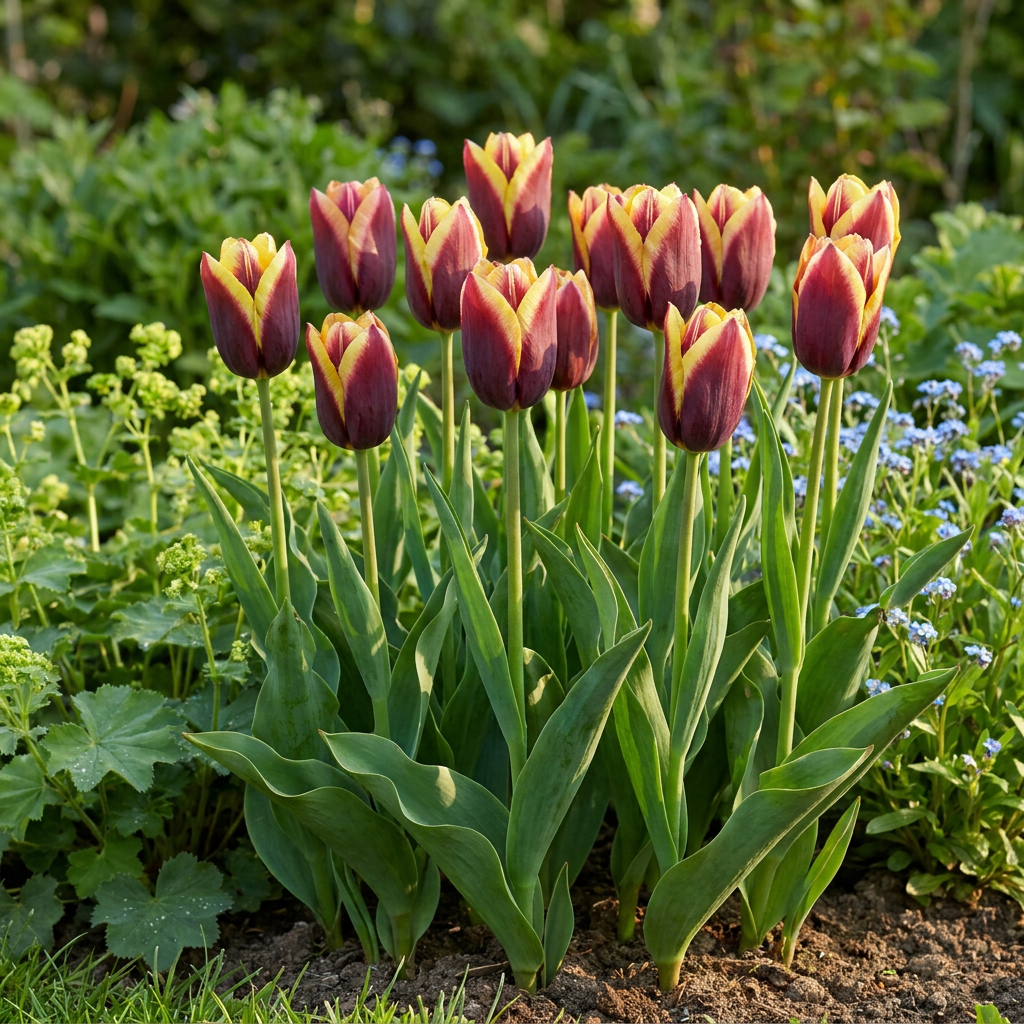 120x Tulipa My Favorite Topping - Cibule květin - Tulipa My Favorite Topping - Různé - Jarní kvetoucí - Velikost cibule 11/12