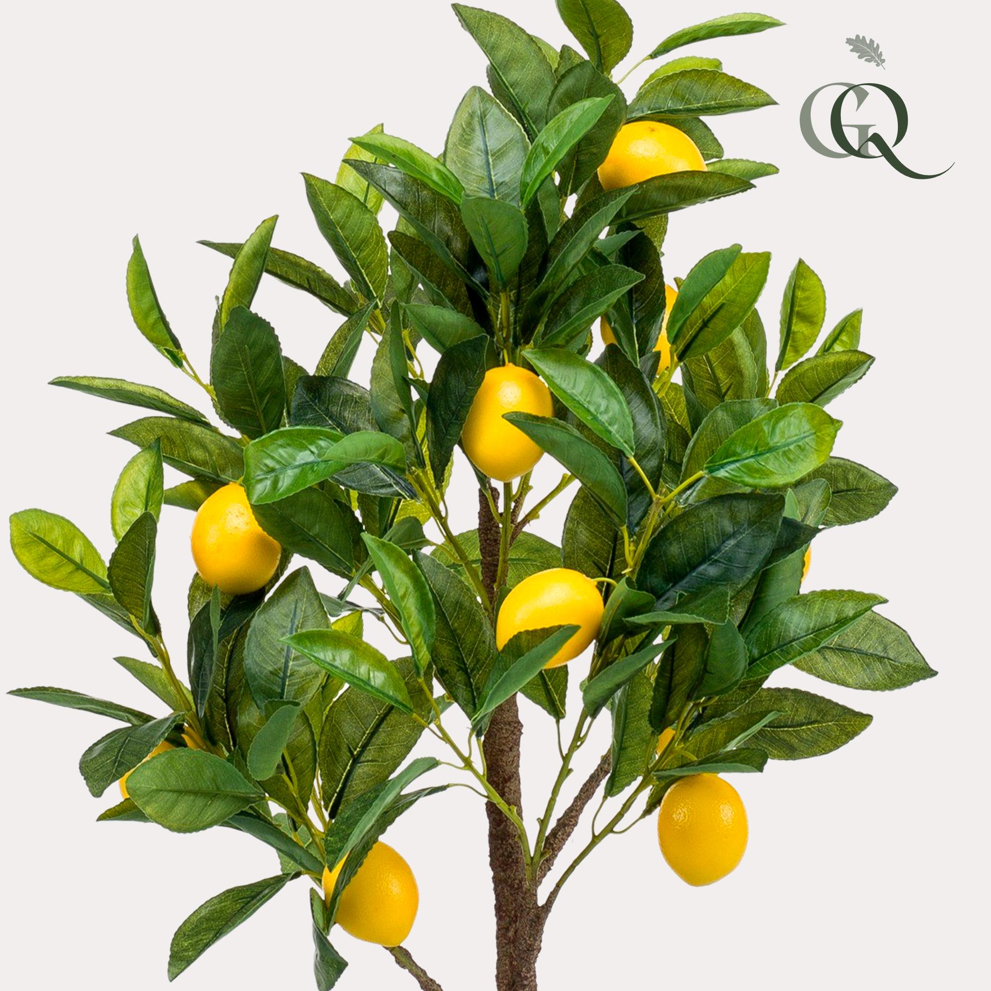 Pianta artificiale - Citrus Limonia - Albero di limone - 75 cm