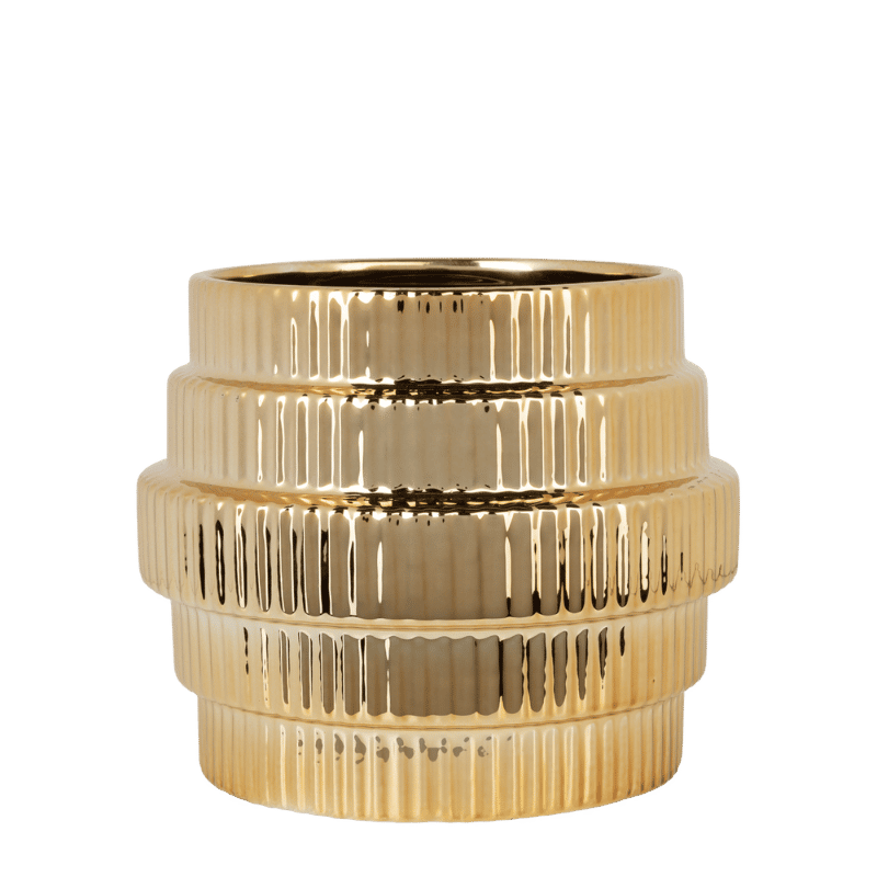 Kolibri Home | Allure Empire Shiny sierpot - Goud - Ø9cm