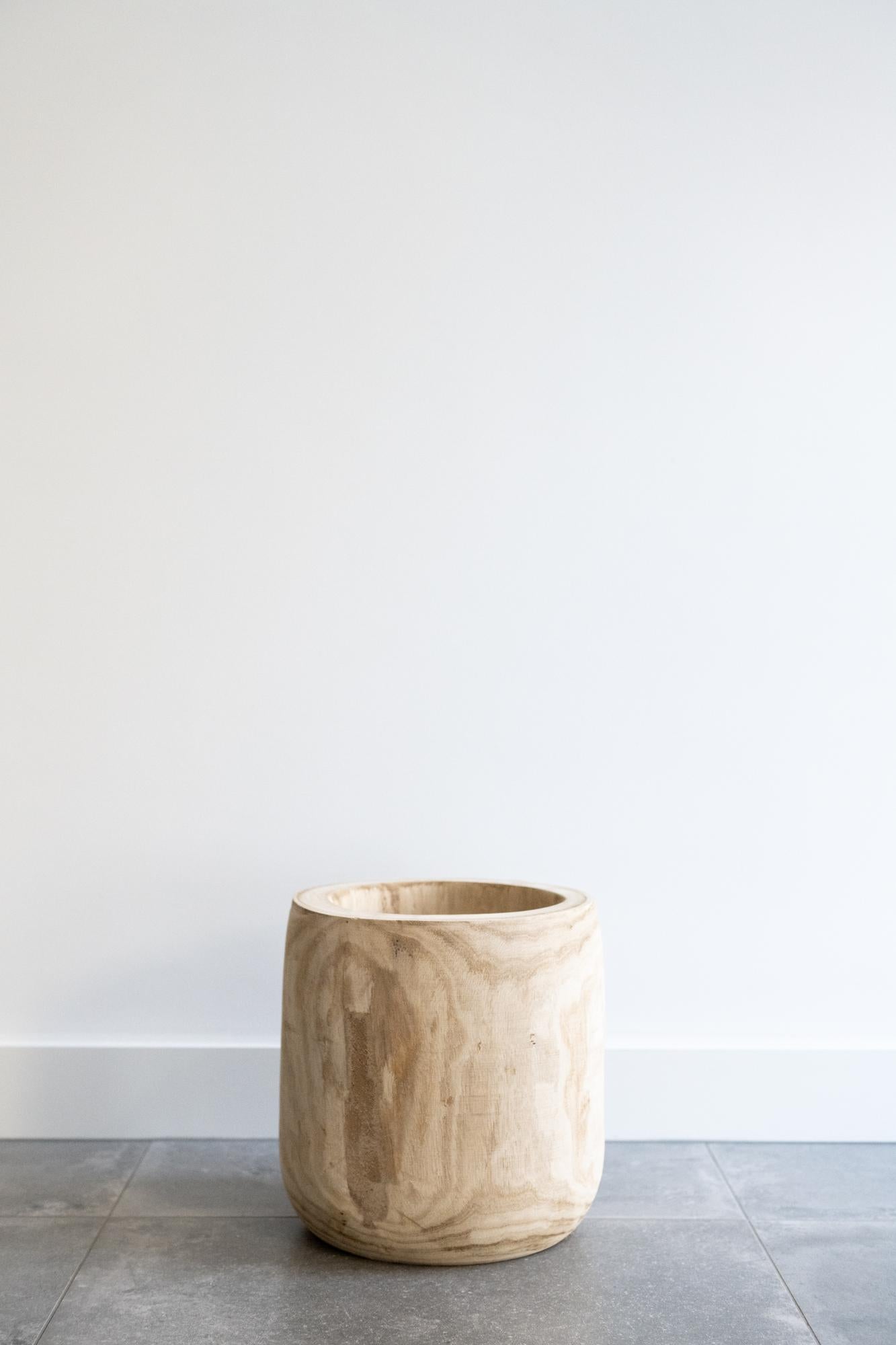 Topf – Holz hellbraun – Pia-Topf – L – H 31 B 29