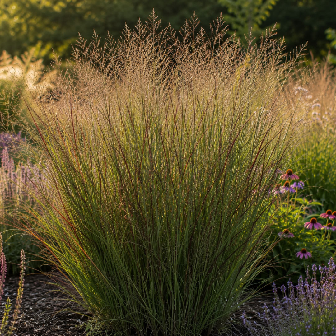 3x Panicum virgatum ‘Rotstrahlbusch’ – Siergras met warme herfstkleuren | Potmaat 12 cm