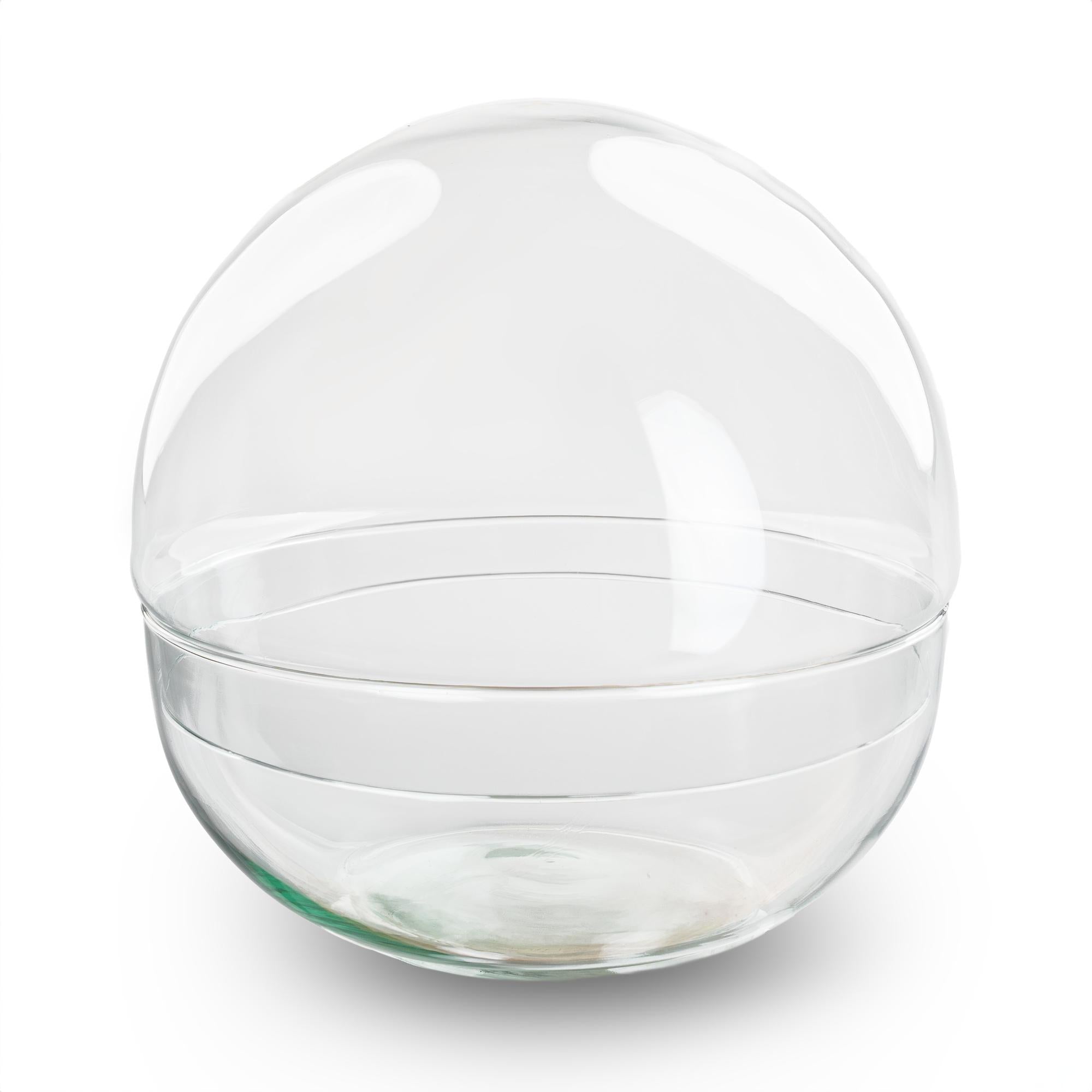 Terrarium glass dome, two-piece - Ø 20 cm ↑ 20 cm