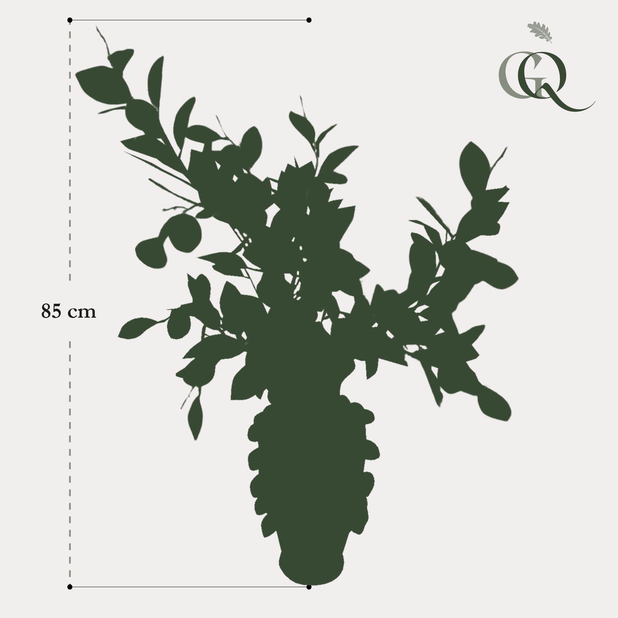 Künstliche Blumen - Strauß L - Zitronengelb - 80 cm