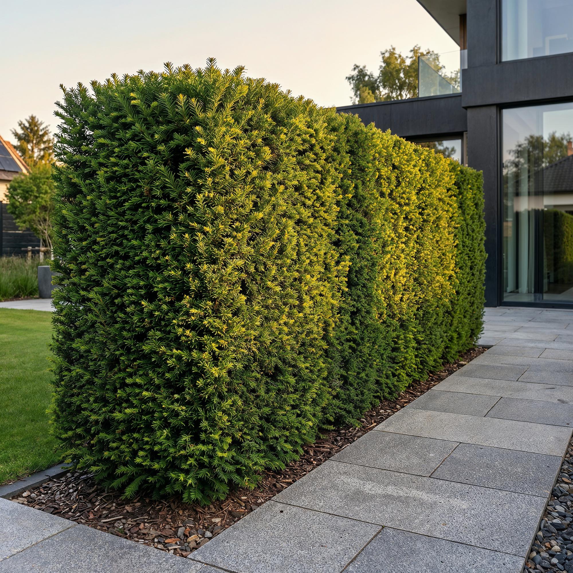 Taxus baccata - Venijnboom 40x - Haagplanten - Groenblijvend - Groen - Pot 9cm - Hoogte 20-30cm