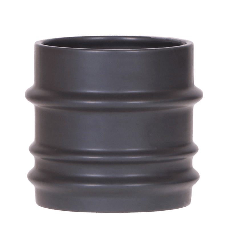 Kolibri Home | Mellow sierpot - Zwart - Ø9cm