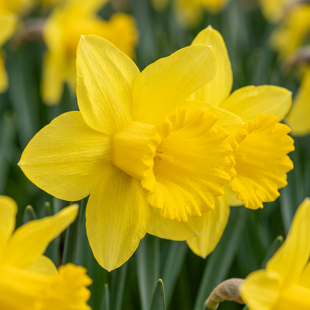 30x Narcissus Carlton - Bloembollen - Gele narcis - Geel - Voorjaarsbloeier - Bolmaat 12/14