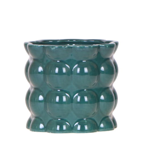 Kolibri Home | Cotton Shine sierpot - Green - Ø9cm