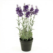 Künstlicher Lavendel – Lila Topfpflanze – künstliche Pflanze – 28 cm