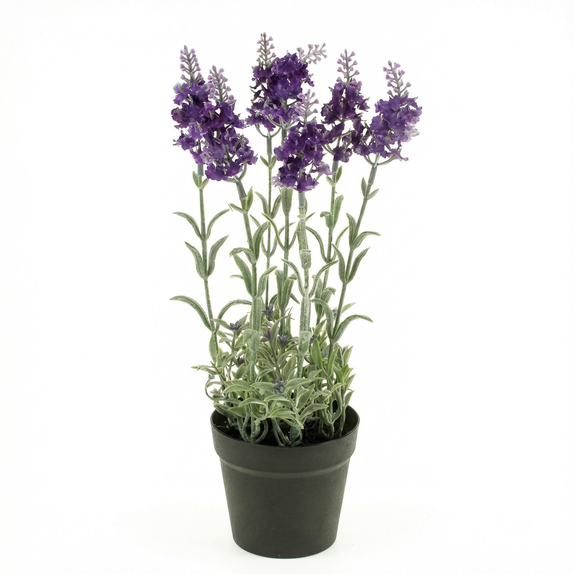 Künstlicher Lavendel – Lila Topfpflanze – künstliche Pflanze – 28 cm
