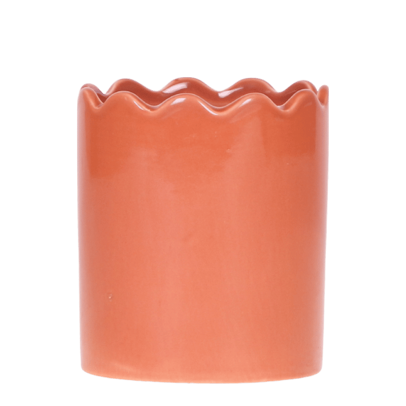 Kolibri Home | Curve sierpot - Terracotta - Ø9cm