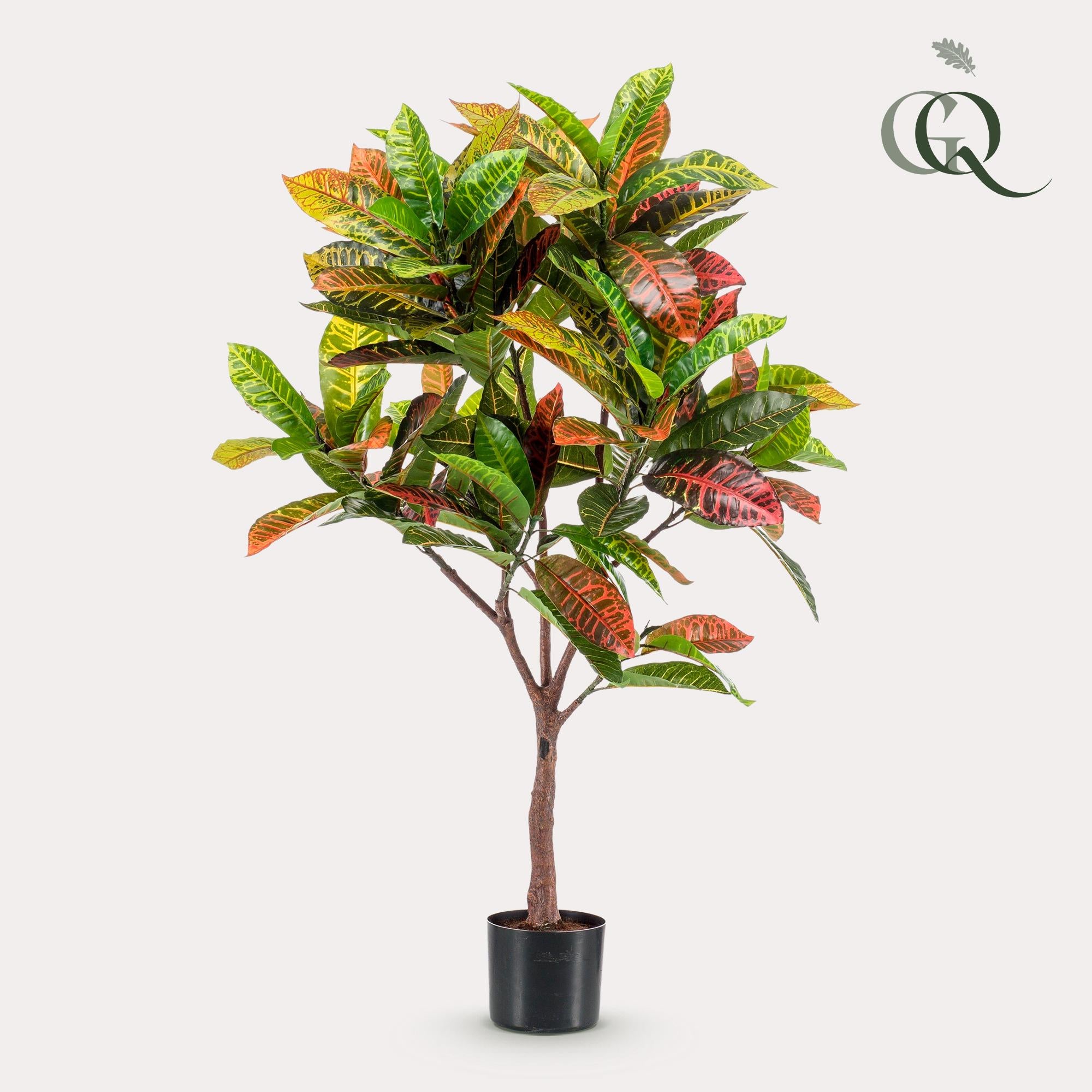 Künstliche Pflanze – Croton Codiaeum – Wunderstrauch – 120 cm