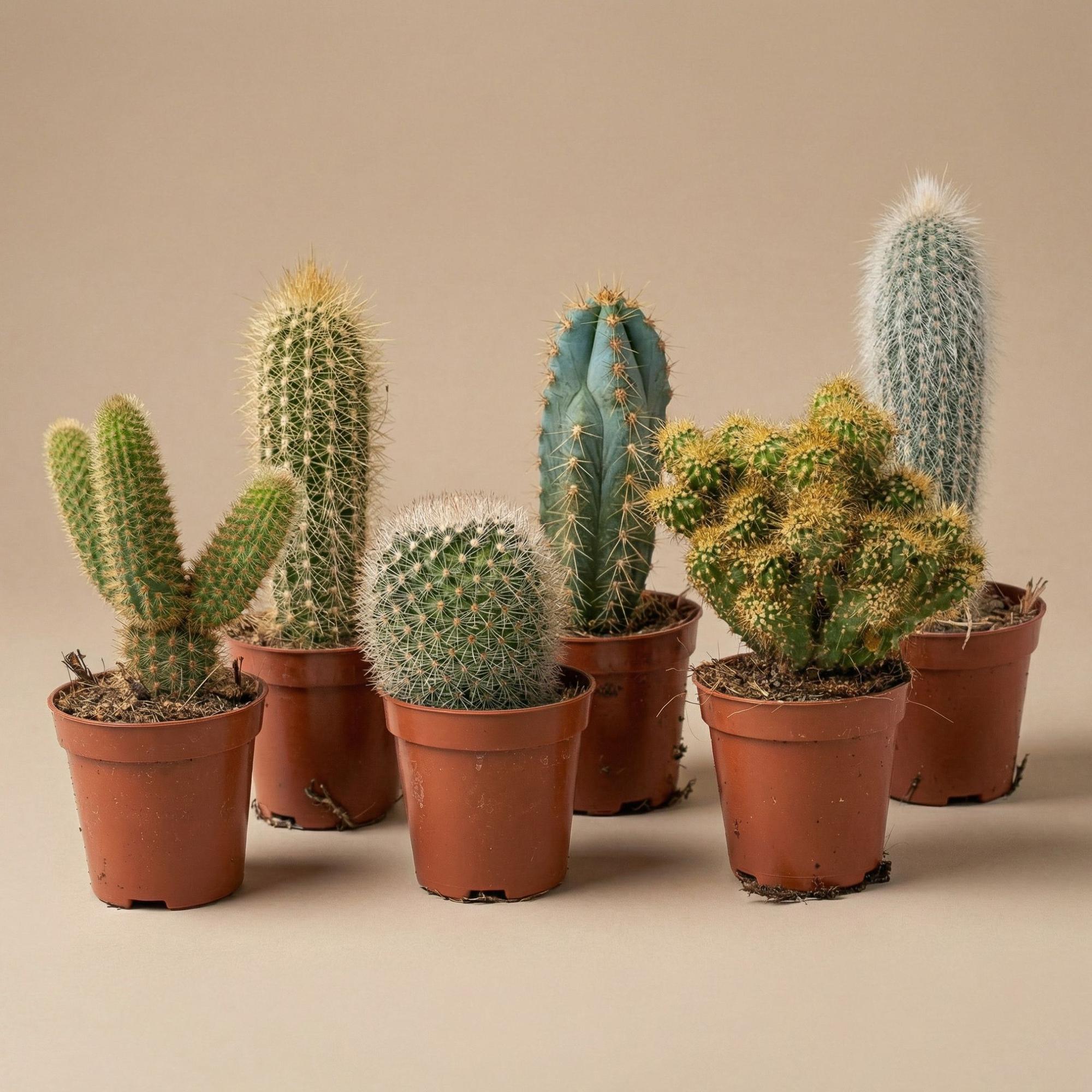 Cactus Set van 12 - ↑ 8–12 cm