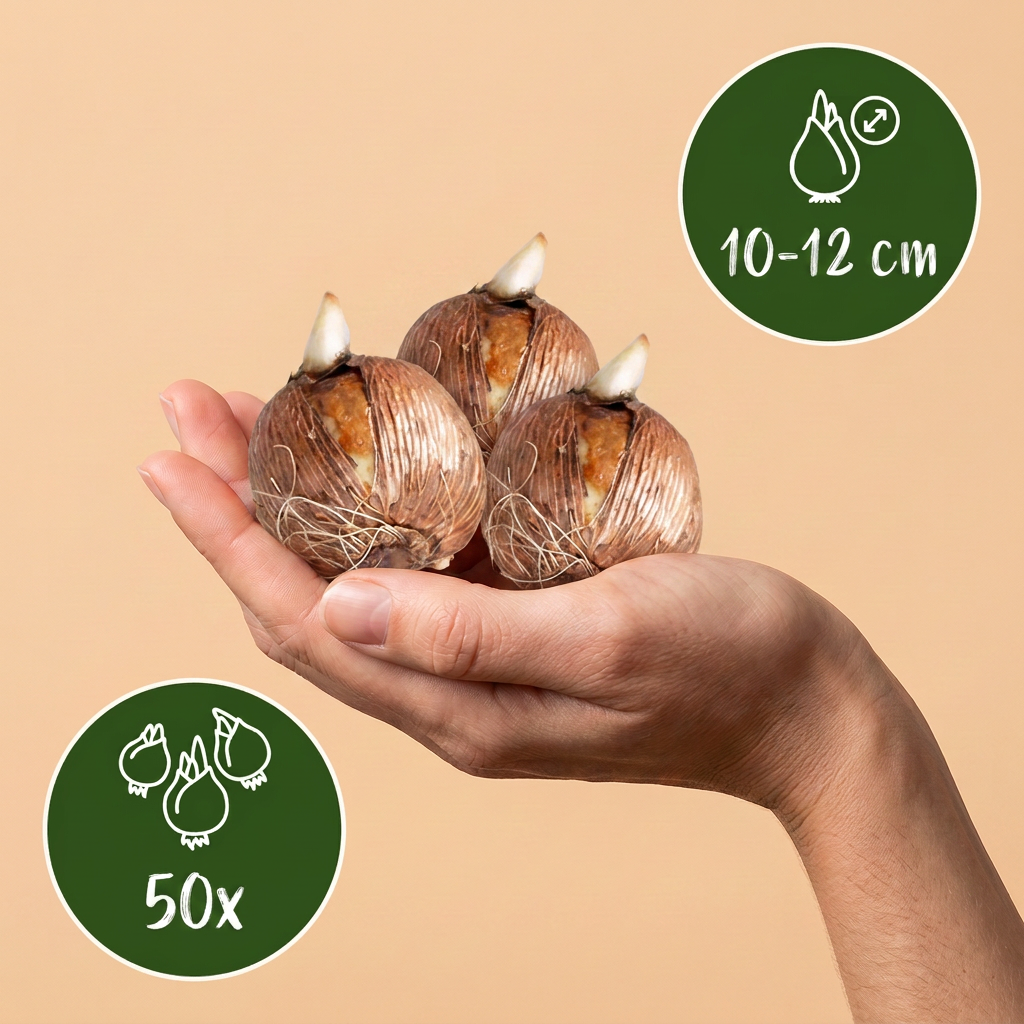 50x Lökskärm Trädgård - Blomlökar - Diverse - Sommarblommande - Lökstorlek 10/12